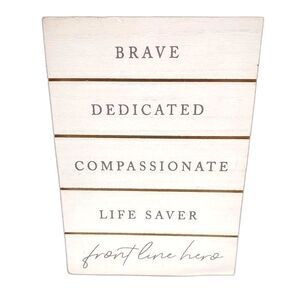 Front‎ Line Hero Inspirational Decor 7"X5"X1.75"
